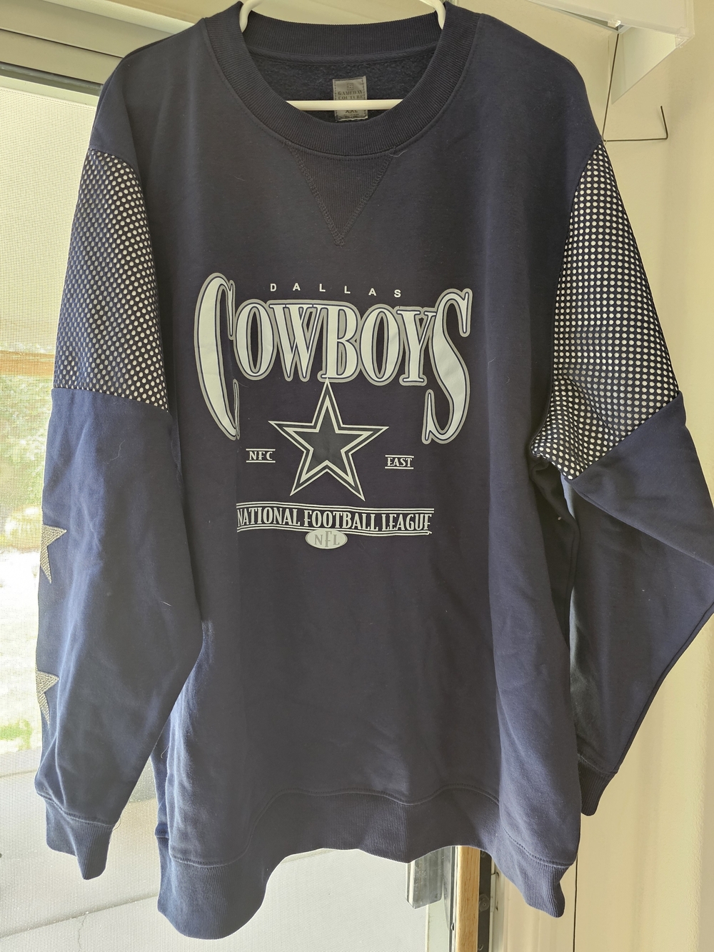Gameday Couture Cowboys NFL Navy Crewneck Sweatshirt SzXXL